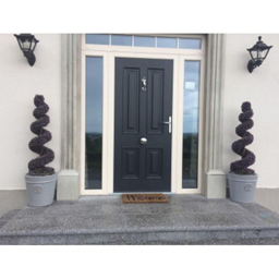 Leaf Artificial Purple Large Leaf Spiral with Decorative Planter 90cm - Size: 90 x 35 x 35cm - Wilko - thumbnail 3