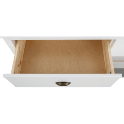 Loft24 Salva 6 Drawer White Gloss and Grey Brushed Pine Chest of Drawers - Wilko - thumbnail 6