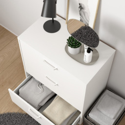 Florence Sofia 3 Drawer White Chest of Drawers - Furniture To Go - Wilko - thumbnail 6