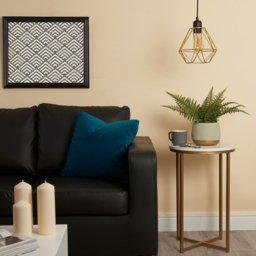 ValueLights Diablo Gold Painted Industrial Wire Frame Pendant Lamp Shade - Size: 23 x 20 x 20cm - Wilko - thumbnail 3