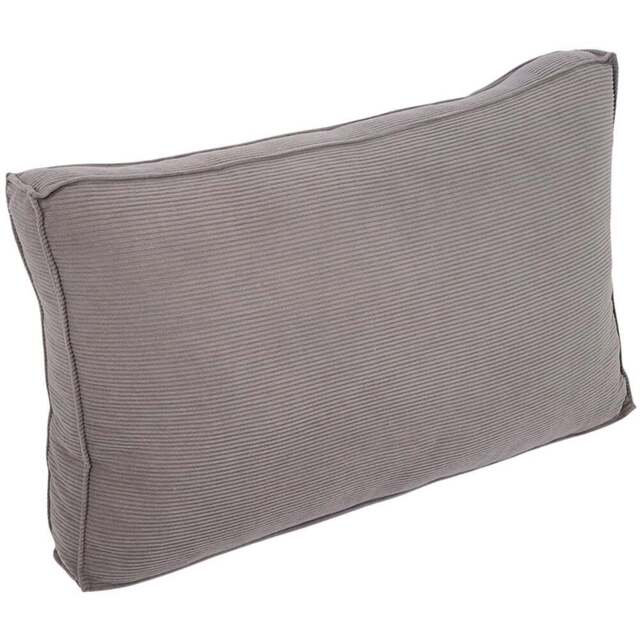 Living and Home Dark Grey Soft Corduroy Cushion 53 x 80cm - Size: 15 x 80 x 53cm - Wilko - image 1