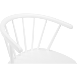 Julian Bowen Modena Set of 2 White Dining Chair - Wilko - thumbnail 6