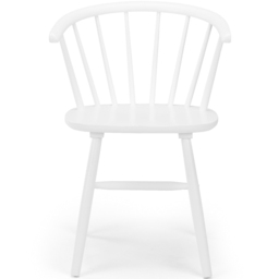 Julian Bowen Modena Set of 2 White Dining Chair - Wilko - thumbnail 5