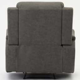 Home Detail Collins Grey Air Leather Manual Recliner Chair - Size: Single - Wilko - thumbnail 6
