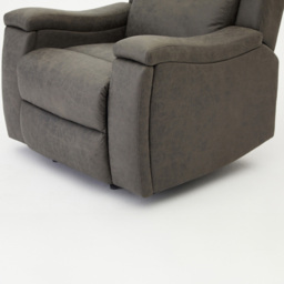 Home Detail Collins Grey Air Leather Manual Recliner Chair - Size: Single - Wilko - thumbnail 7