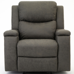 Home Detail Collins Grey Air Leather Manual Recliner Chair - Size: Single - Wilko - thumbnail 3