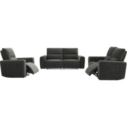 Holborton Manual Recliner Sofa Dark Olive 2 Seater - Wilko - thumbnail 7