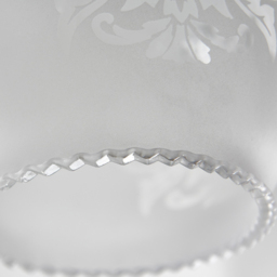 ValueLights Bola Acid Etched Glass Shade 3 Pack - Size: 11 x 13 x 13cm - White - Wilko - thumbnail 4