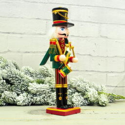 St Helens Multicolour Christmas Nutcracker with Drum - Size: 7 x 7 x 30cm - Wilko - thumbnail 5