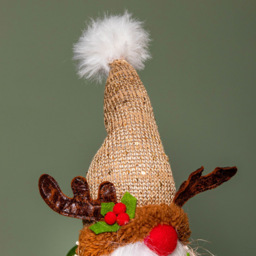 Samuel Alexander Warm White LED Standing Christmas Reindeer Gonk 46cm - Size: 46 x 16 x 16cm - Brown - Wilko - thumbnail 4