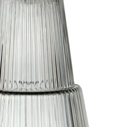 Dallary Glass Table Lamp Grey - Wilko - thumbnail 5