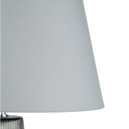 Dallary Glass Table Lamp Grey - Wilko - thumbnail 4