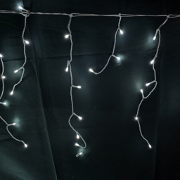 Premier IcicleBrights 460 Cool White LED White Cable Icicle Light 11.5m - Size: 50 x 1150 x 20cm - Wilko - thumbnail 1