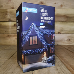 Premier IcicleBrights 460 Cool White LED White Cable Icicle Light 11.5m - Size: 50 x 1150 x 20cm - Wilko - thumbnail 6