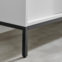 Furniturebox Sval 3 Door 3 Drawer Off White Wooden Sideboard - Size: 40 x 180 x 40cm - Wilko - thumbnail 4