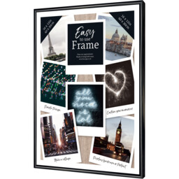 Easy Poster Frame - Black/16x12in - Size: A3 - Wilko - thumbnail 7