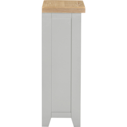 Seconique Windsor 2 Shelf Pebble Grey and Oak Low Bookcase - Size: 91 x 80 x 32cm - Pebble Grey/Oak - Wilko - thumbnail 6