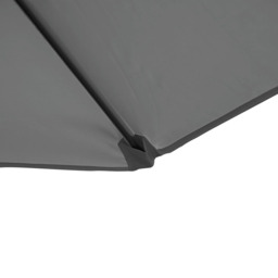 Outsunny 2.5m Garden Parasol Dark Grey - Size: 3m - Wilko - thumbnail 4
