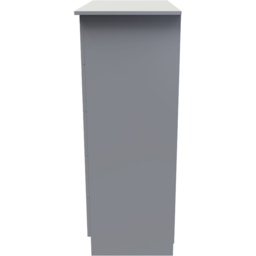 Crowndale Avon 5 Drawer Dusk Grey Chest of Drawers Ready Assembled - Wilko - thumbnail 4