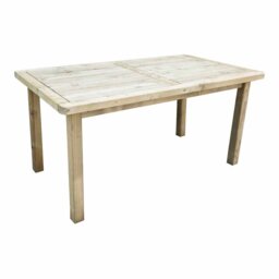 Forest Garden Rosedene Table - Size: 90 x 160 x 76cm - Brown - Wilko - thumbnail 4