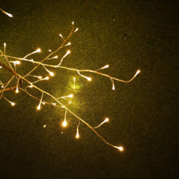 Samuel Alexander 288 Warm White LED Lit Gold Branch Garland Light 3m - Size: 300 x 270 x 25cm - Wilko - thumbnail 4