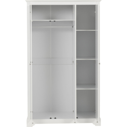 Seconique Stratford 3 Door White Wardrobe - Wilko - thumbnail 5
