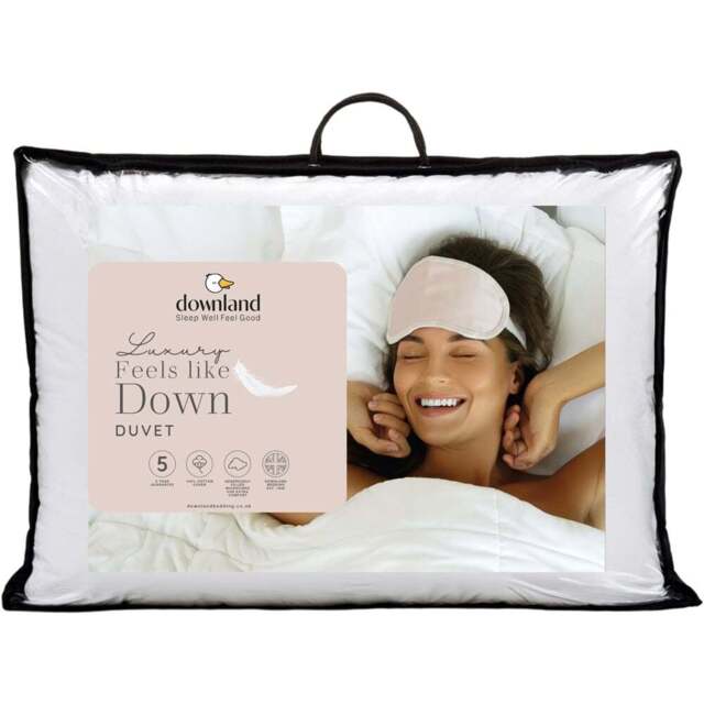 Downland Feels Like Down King Size Duvet 10.5 Tog - White - Wilko