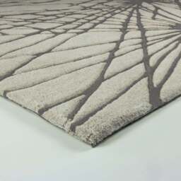 Esselle Home Aura Starburst Natural and Charcoal Rug 160 x 230cm - Grey - Wilko - thumbnail 4