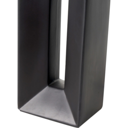 Pacific Lifestyle Block Black Ceramic Tall Table Lamp - Wilko - thumbnail 4
