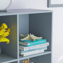 Vida Designs Durham 3 x 3 Grey Cube Storage Unit - Size: H 96.5 x W 96.5 x D 29cm - Wilko - thumbnail 6