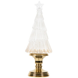 Golden Swirling Glitter Tree Gold - Blushing Ballroom - Wilko