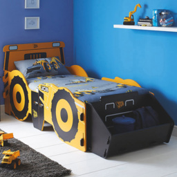 Kidsaw JCB 4CX Single Yellow Bed Frame - Wilko