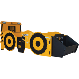 Kidsaw JCB 4CX Single Yellow Bed Frame - Wilko - thumbnail 3