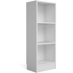 Florence Basic 2 Shelf White Narrow Low Bookcase - Furniture to Go - Wilko - thumbnail 3