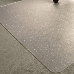 Ecotex Marlon BioPlus Polycarbonate Rectangular Chair Mat for Carpet 115 x 134cm - Size: 134 x 115 x 0.2cm - Clear - Wilko - thumbnail 5