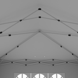 Outsunny 3 x 6m Silver Pop Up Gazebo with Sides - White - Wilko - thumbnail 4