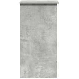 vidaXL 3 Shelf Computer Desk with Keyboard Tray Grey Sonoma - Size: 78 x 84 x 40cm - Wilko - thumbnail 6