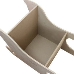 MonsterShop MDF Santa Sleigh Christmas Decoration - Size: 75 x 120 x 60cm - Brown - Wilko - thumbnail 5
