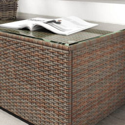 Outsunny Brown Rattan Outdoor Coffee Table - Size: 38 x 50 x 90cm - Wilko - thumbnail 5