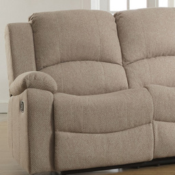 Marldon 3 Seater Beige Manual Recliner Sofa - Cream - Artemis Home - Wilko - thumbnail 4