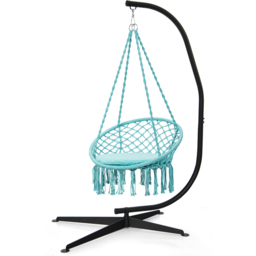 Costway Black Solid Steel C Hammock Stand - Wilko - thumbnail 4