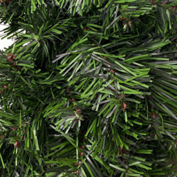 Samuel Alexander Plain Green and Brown Canadian Pine Artificial Christmas Wreath 40cm - Size: 40 x 40 x 40cm - Wilko - thumbnail 5