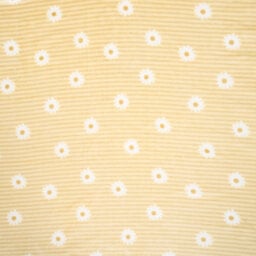 Daisy Stripe Printed Throw Yellow - My Home - Wilko - thumbnail 5