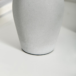 Furniturebox Kaylyn Industrial Grey Concrete and Smoked Glass Table Lamp - Size: 12 x 12 x 27cm - Wilko - thumbnail 4