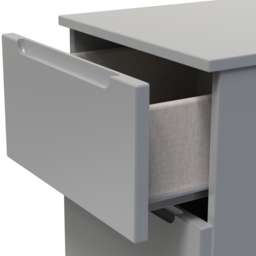 Crowndale Milan 5 Drawer Dusk Grey Chest of Drawers Ready Assembled - Wilko - thumbnail 7