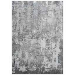 Desire Rugs Serenity Grey Abstract Acrylic Rug 160 x 230cm - Wilko