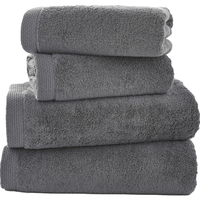 The Lyndon Company Egyptian Spa Charcoal Bath Towel - Size: 70 x 127cm - Grey - Wilko - image 1