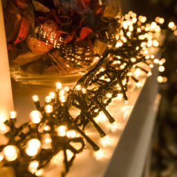 The Christmas Centre 720 Warm White LED Multifunction Green Cable String Light 64m - Size: 5400 x 0.5 x 1cm - Wilko - thumbnail 4