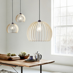 Nordlux Chino 40 Nature Pendant Light - Size: 34 x 40 x 34cm - Brown - Wilko - thumbnail 4
