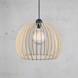 Nordlux Chino 40 Nature Pendant Light - Size: 34 x 40 x 34cm - Brown - Wilko - thumbnail 3